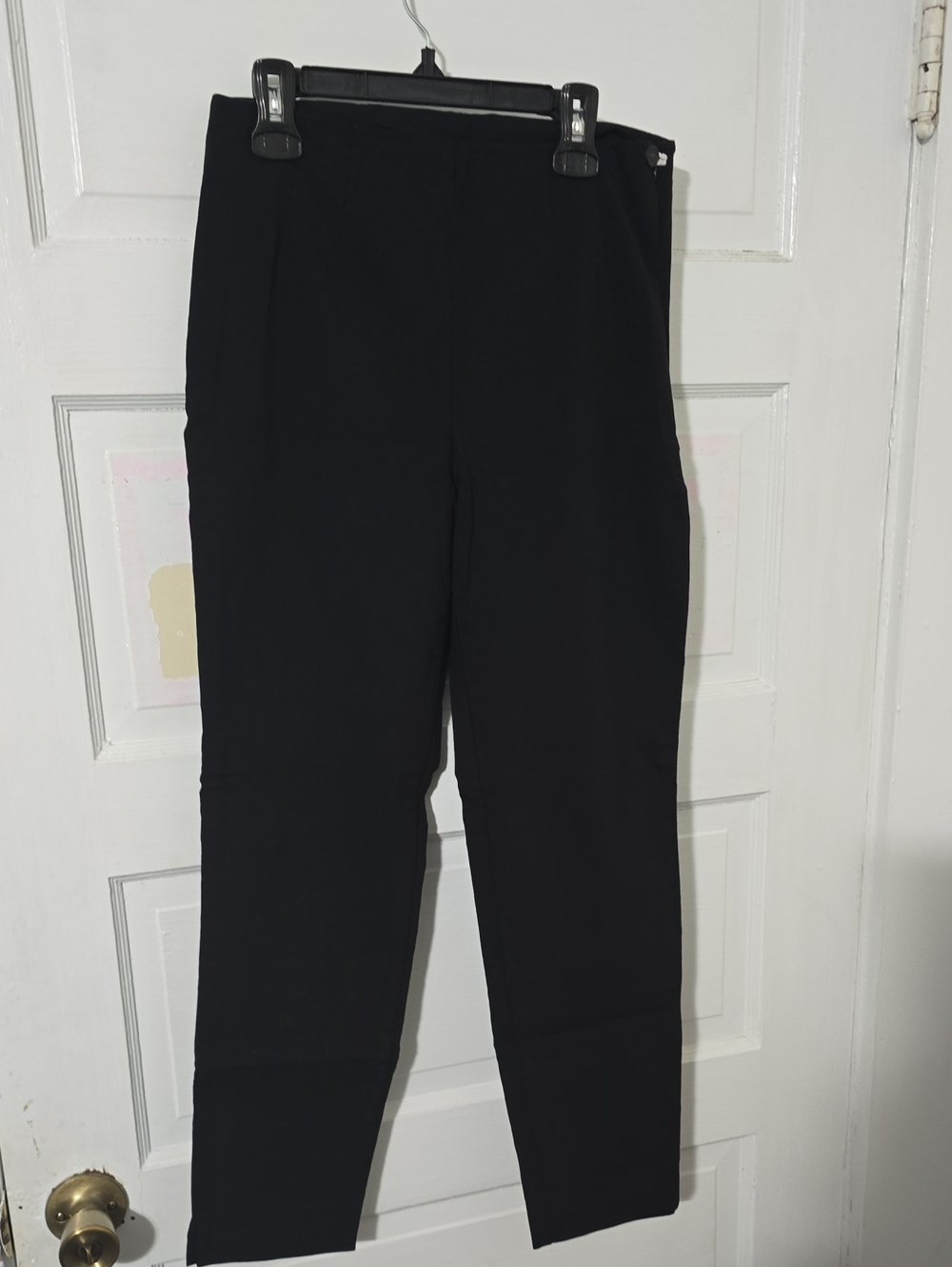 Time and Tru Black Straight-Leg Pants